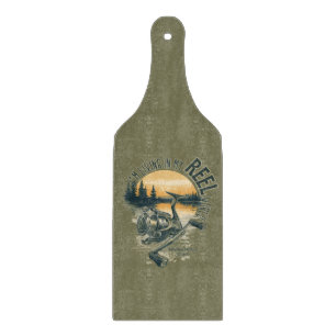 Planche À Découper Je vis dans mon Cadeau drôle de pêcheur