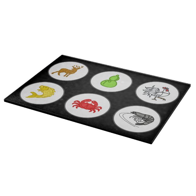 Planche À Découper Jeu de dés vietnamien - Crabe de crevettes de pois (Coin)