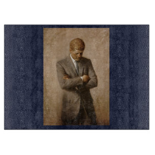 Planche À Découper John Kennedy Portrait de la Maison-Blanche préside