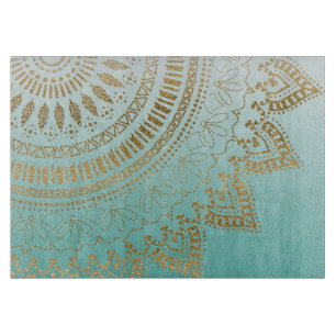 Planche À Découper Joli dessin de mandala tribal dessiné à la main