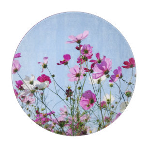 Planche À Découper Joli violet Fleurs sauvages Pré Photo
