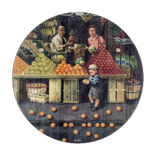 Planche À Découper Jouet et oranges