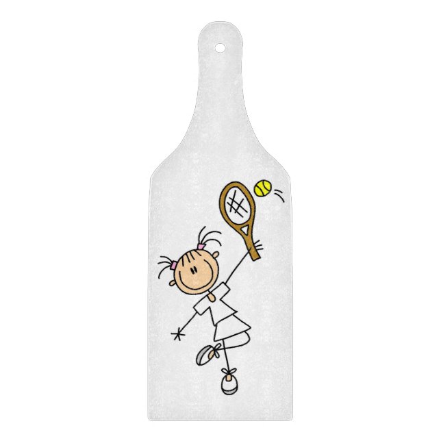 Planche À Découper Joueuse de tennis Figure féminine (Devant)