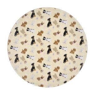 Planche À Découper Joyeux Chiens de Pâques