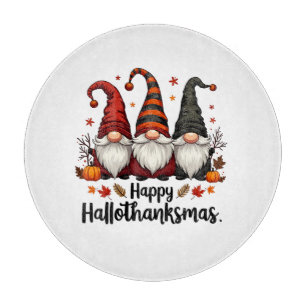 Planche À Découper Joyeux Hallothanksmas Halloween Noël Gnomes