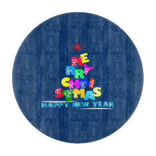 Planche À Découper Joyeux Noël Bonne année