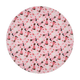 Planche À Découper Joyeux Valentines Day Chiens Dobermann