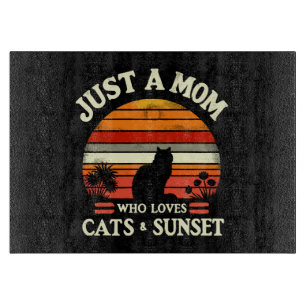 Planche À Découper Juste une maman qui aime les chats