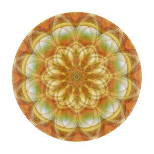 Planche À Découper Kaleidoscope d'automne