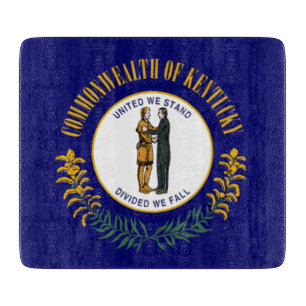 Planche À Découper Kentucky : drapeau de l'État américain du Commonwe