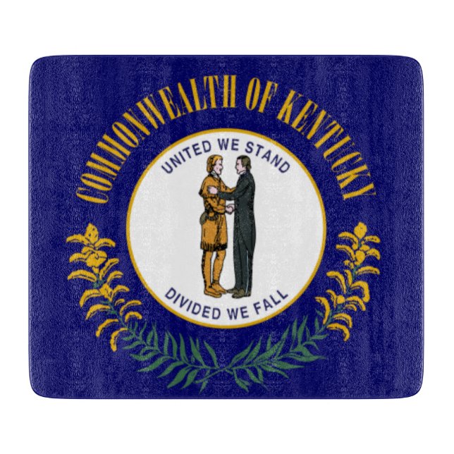 Planche À Découper Kentucky : Drapeau d'État américain du Commonwealt (Devant)