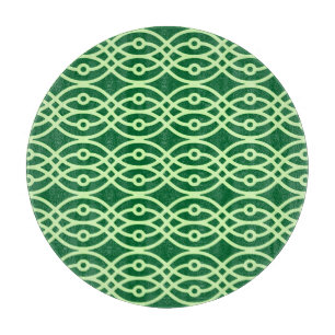 Planche À Découper Kimono, vert foncé et vert clair