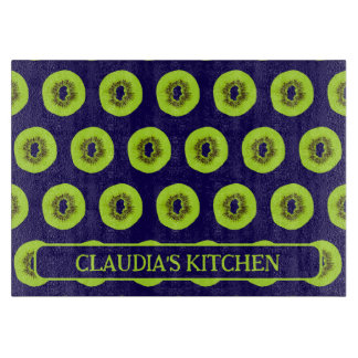 Planche À Découper Kitchen à motifs de tranches de fruits de Kiwi