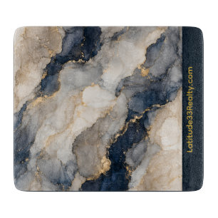 Planche À Découper L33 Signature Marble Art en verre