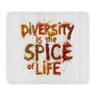 Planche À Découper La diversité est le sel de la vie - Espace sûr