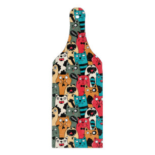 Planche À Découper La foule des chats