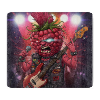Planche À Découper La framboise Rockstar