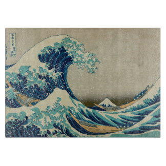 Planche À Découper La grande vague outre de Kanagawa