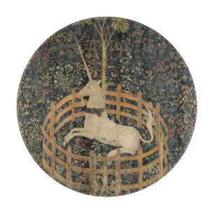 Planche À Découper La licorne en captivité, Tapisserie médiévale