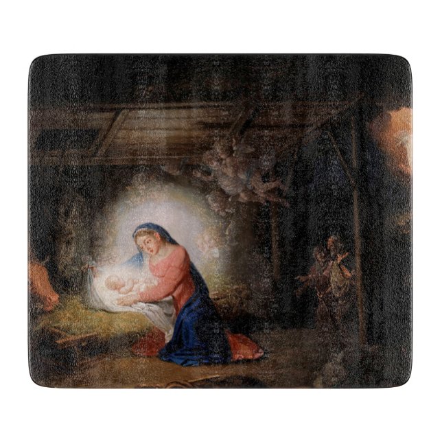 Planche À Découper La Nativité du Christ (par Vladimir Borovikovsky) (Devant)