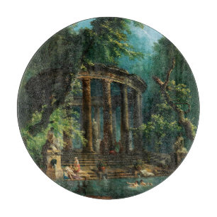 Planche À Découper La piscine by Hubert Robert