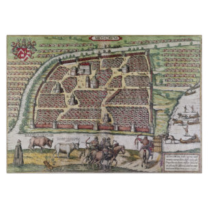 PLANCHE À DÉCOUPER LA RUSSIE : MOSCOU, 1591