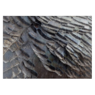 Planche À Découper La Turquie sauvage plumes II Design Abstrait de la
