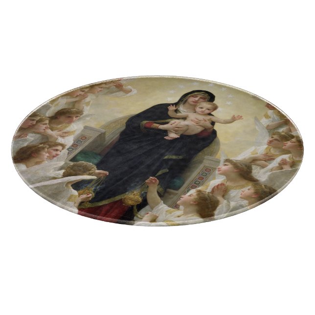 Planche À Découper La Vierge avec Angels, 1900 (Coin)