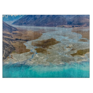 Planche À Découper Lac Tekapo et Alpes du Sud, Nouvelle-Zélande