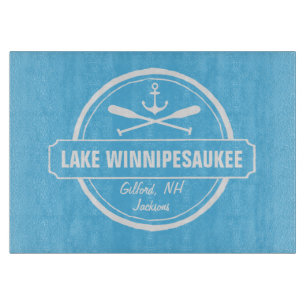 Planche À Découper Lac Winnipesaukee NH ville personnalisée, nom, an