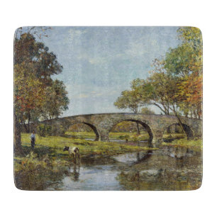 Planche À Découper L'Ancien Pont (par Theodore Robinson)