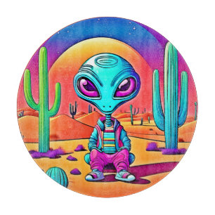 Planche À Découper L'art Alien de Desert Chillin