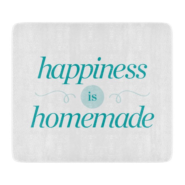 Planche À Découper Le bonheur est fait maison (Devant)