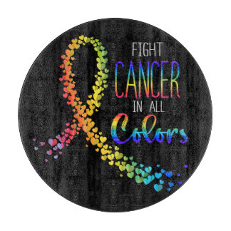 Planche À Découper Le Cancer C'est Moche Combattant Combat Soutenir L