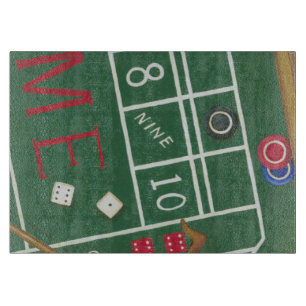 Planche À Découper Le casino chie le Tableau avec des puces et des