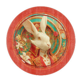 Planche À Découper Le code vestimentaire royal du lapin, Pâques,