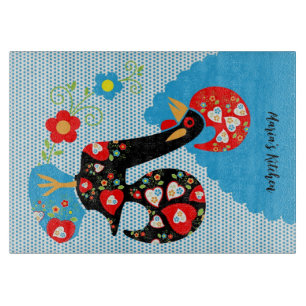 Planche À Découper Le coq portugais de Barcelos