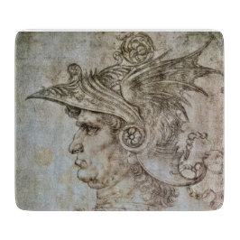 Planche À Découper Le guerrier Helmetted de Leonardo