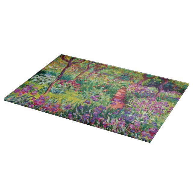 Planche À Découper Le jardin d'Iris par Claude Monet (Coin)