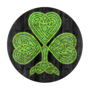 Planche À Découper Le jour de St Patrick de shamrock personnalisé