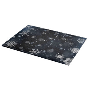 Planche À Découper Le Noël de SlipperyJoe, hiver magique paisible à