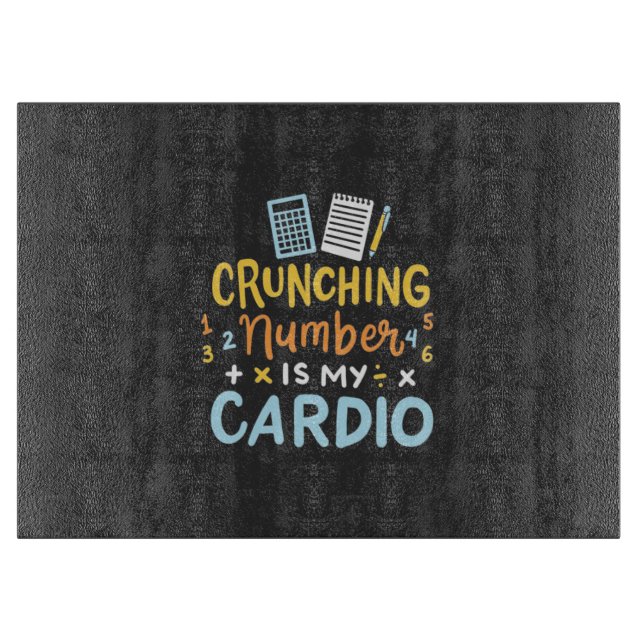 Planche À Découper Le Numéro D'Arrêt Comptable Est Mon Cardio (Devant)
