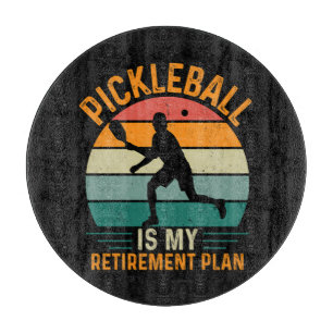 Planche À Découper Le Pickleball Est Mon Plan De Retraite