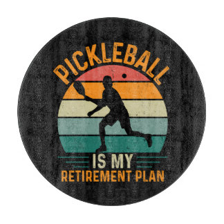 Planche À Découper Le Pickleball Est Mon Plan De Retraite
