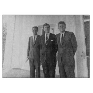 Planche À Découper Le président américain John Kennedy et ses frères,