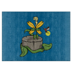 Planche À Découper Le printemps accueille la coupe de verre d'été
