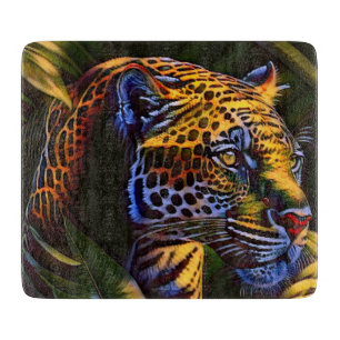 Planche À Découper Le puissant Jaguar, un prédateur de la jungle