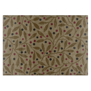 Planche À Découper Leaf Berry Classique Colorful Art Motif