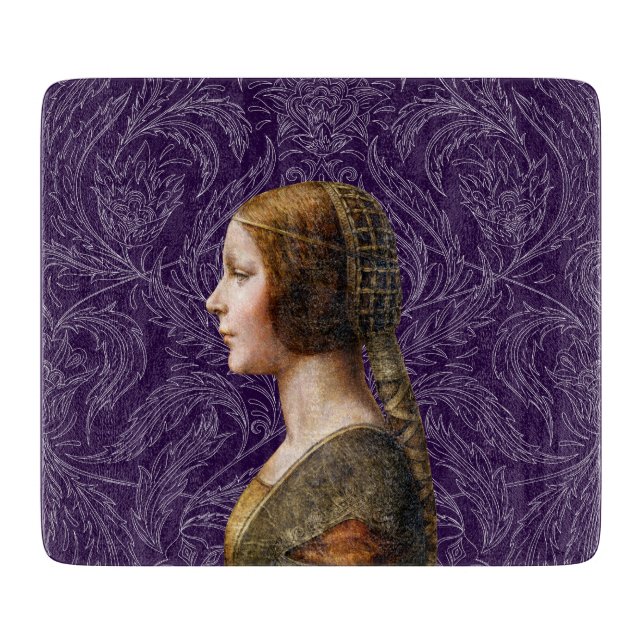Planche À Découper Leonardo da Vinci Portrait La Bella Principessa (Devant)