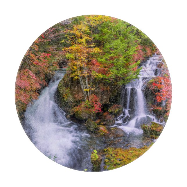 Planche À Découper Les cascades | Cascades de Faucet Nikko Japon Chut (Devant)